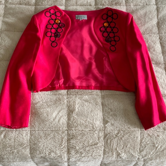 Zakura Vintage Strapless Dress with Bolero Jacket - Picture 6 of 11